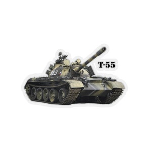 T-55 Main Battle Tank Kiss-Cut Stickers