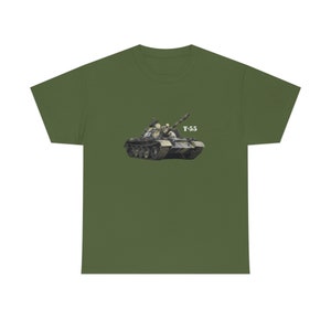 T-55 Main Battle Tank Unisex Heavy Cotton Tee