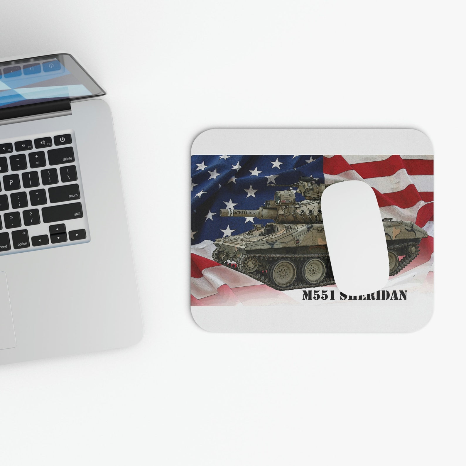 M551 Sheridan Airborne Tank W/american Flag Mouse Pad rectangle - Etsy M551 Sheridan Airborne Tank W/american Flag Mouse Pad rectangle - Etsy