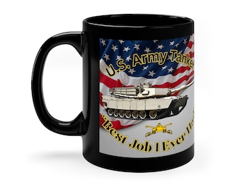 U.S. Army Tanker Mug, M1A1 Abrams - Military Gift