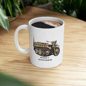 Sd.Kfz. 2 Kettenkrad half-track motorcycle Ceramic Mug 11oz