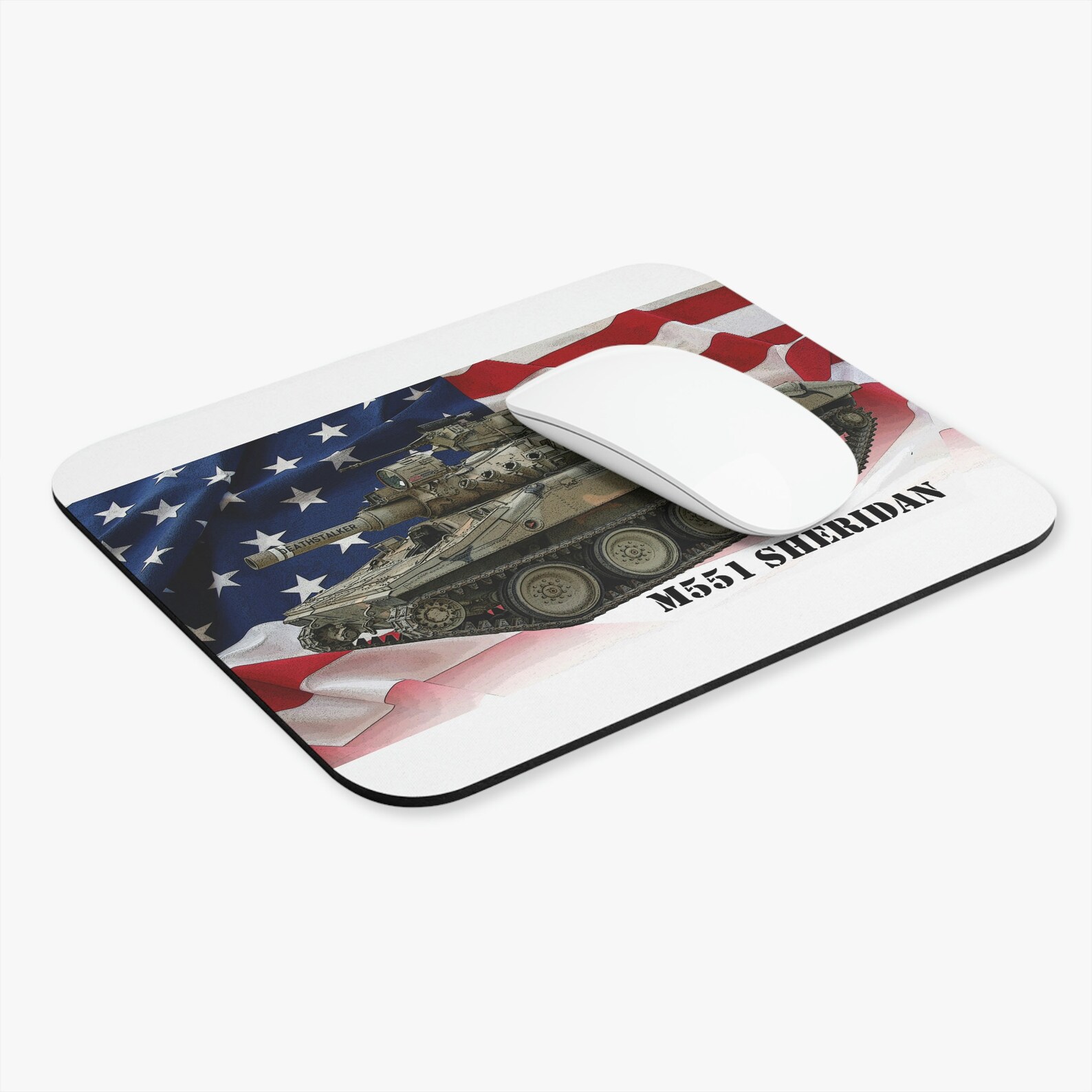 M551 Sheridan Airborne Tank W/american Flag Mouse Pad rectangle - Etsy M551 Sheridan Airborne Tank W/american Flag Mouse Pad rectangle - Etsy
