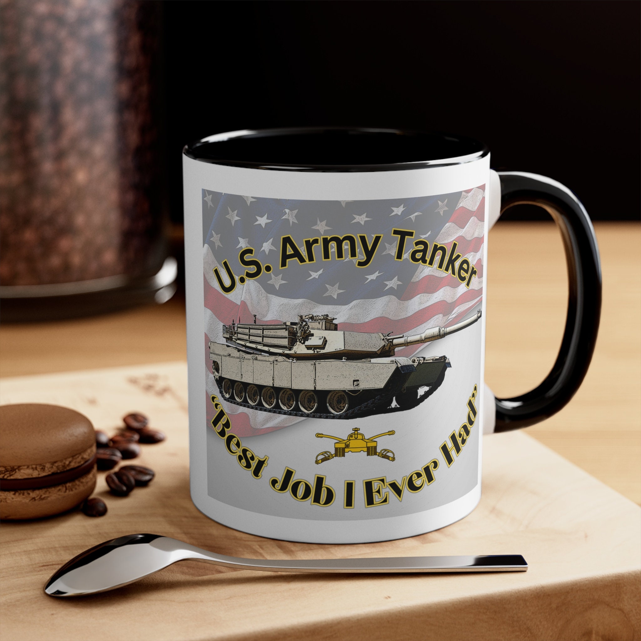 U.S. Army Tanker Coffee Mug, M1A1 Abrams, Military Gift - Etsy