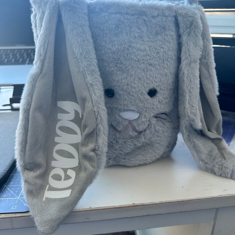 Applique Bunny Easter Hunt Bag