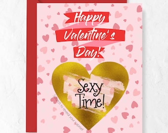 Personalized Valentine's Day Scratch-Off Card