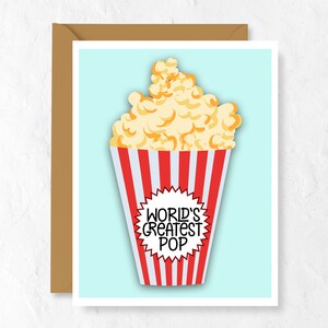 World's Greatest Pop. Funny Father's Day Greeting Card for Dad or Grandpa!