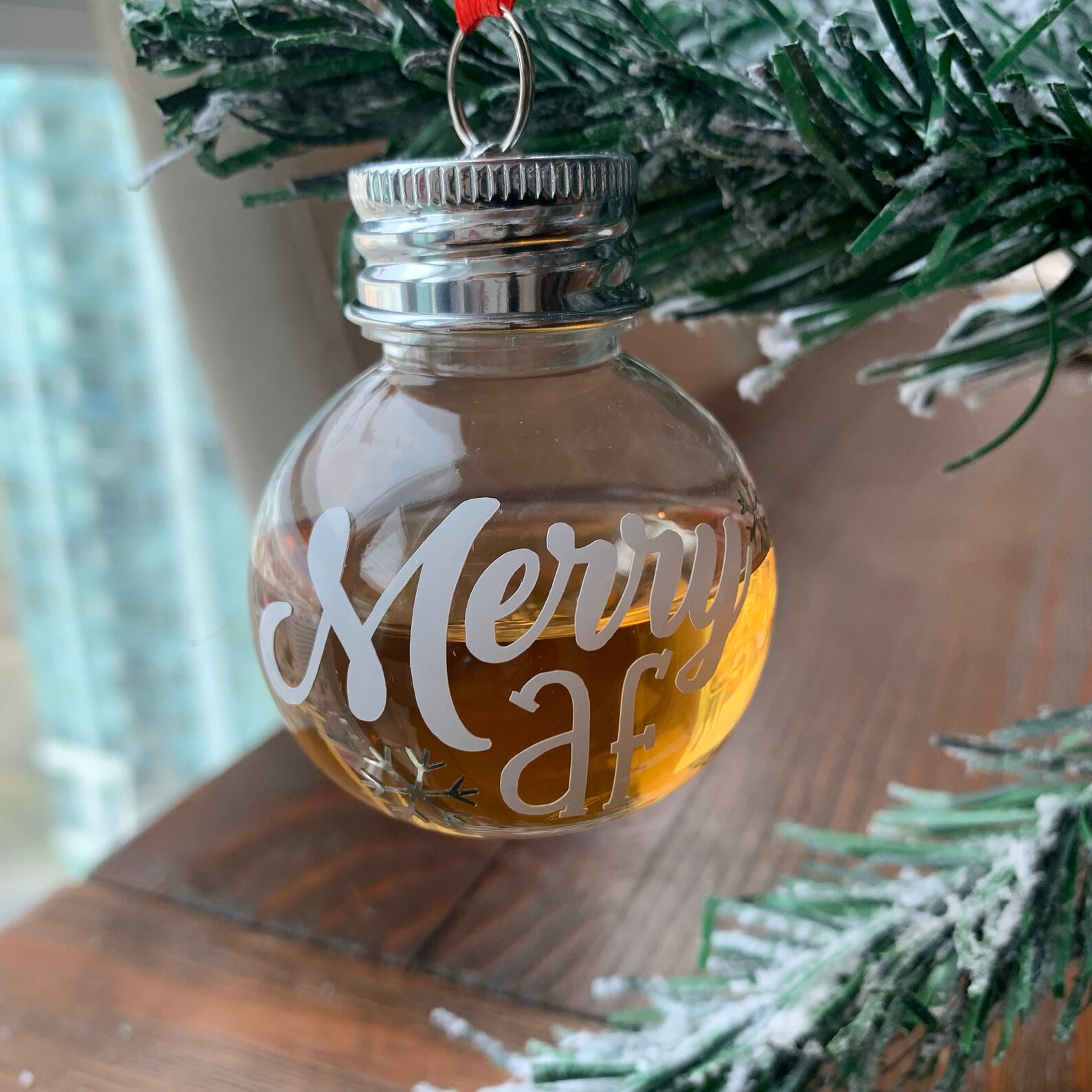 Christmas Booze Balls Ornaments. Funny Shot Glass for Stocking Etsy