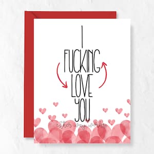 Je t'aime, putain de carte. Carte Saint-Valentin