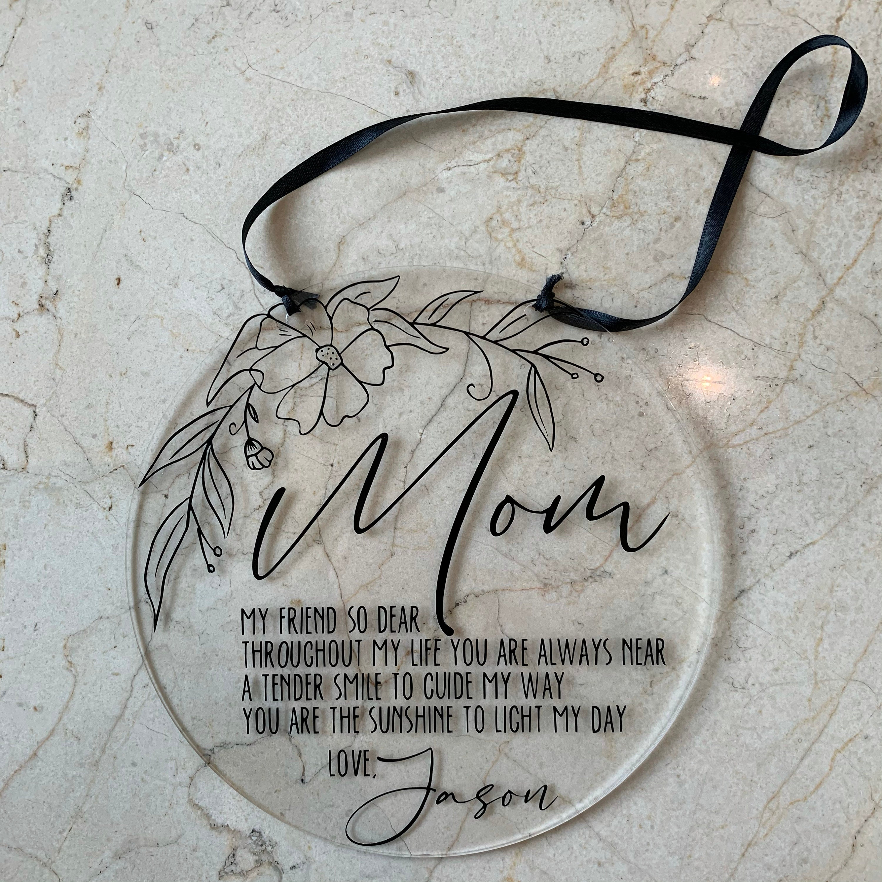 Mom Acrylic Plaque Perfect for Mother's Day Gift Etsy