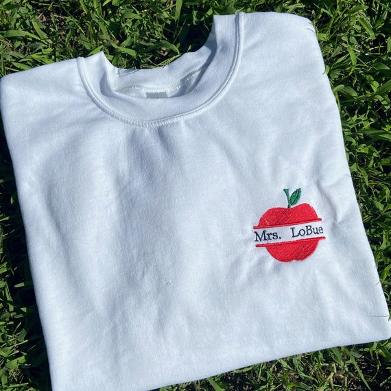 Personalized Teacher Gift Custom Teacher Gift Embroidered - Etsy