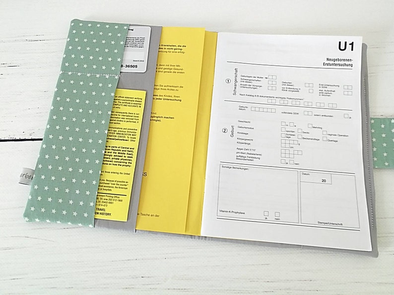 Hülle für Untersuchungsheft UHefthülle Hülle für UHeft Etsy.de