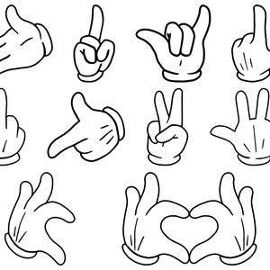 Digital files/Hand/Hand Signs/SVG/EPS/Adobe Illustrator/PDF/Sticker/Cut files/Animals/