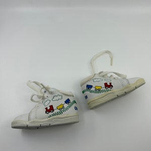 Vintage Oshkosh B&#39;Gosh trein sneakers wit 1997 getagd maat 3