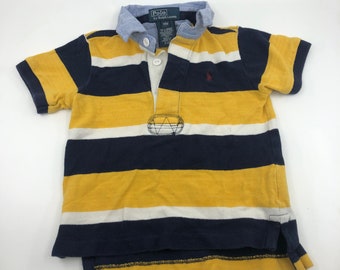 18M Vintage Polo Ralph Lauren striped polo shirt
