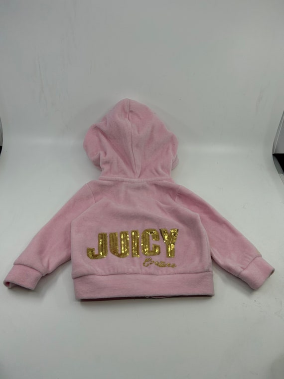 Baby pink juicy online couture zip up hoodie