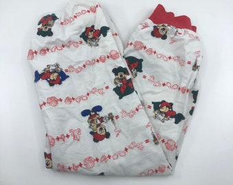 Vintage Mickey Mouse pajama bottoms Disney size 6