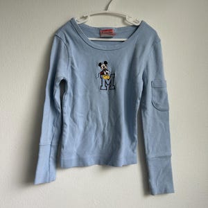 vintage Mickey Mouse long sleeve shirt made in Canada Size M 7 / 8