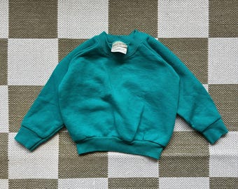 vintage kids sweater fruit of the loom blank size XS 4-5