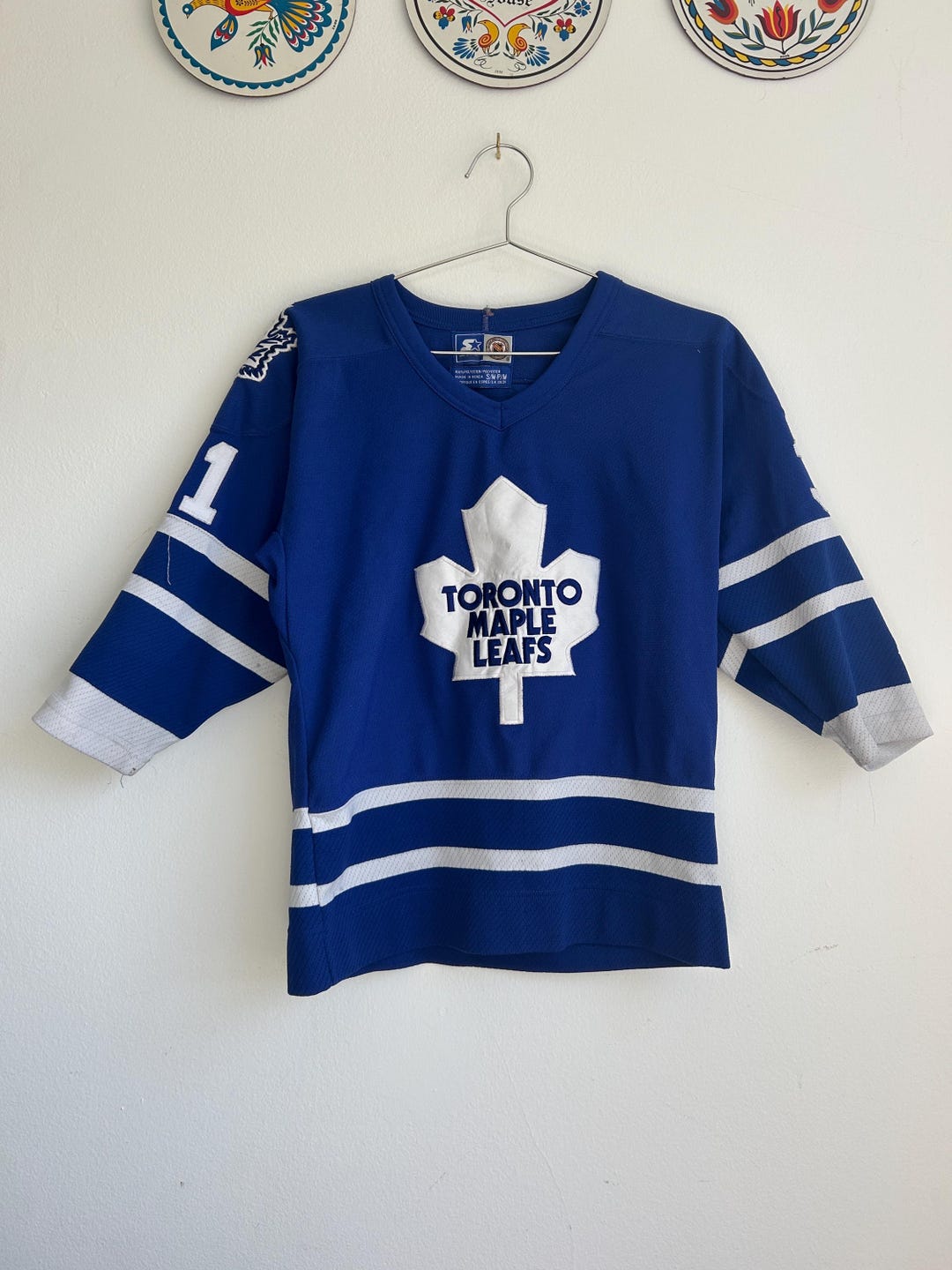 Vintage Toronto Maple Leafs Starter Jersey Curtis Joseph Youth