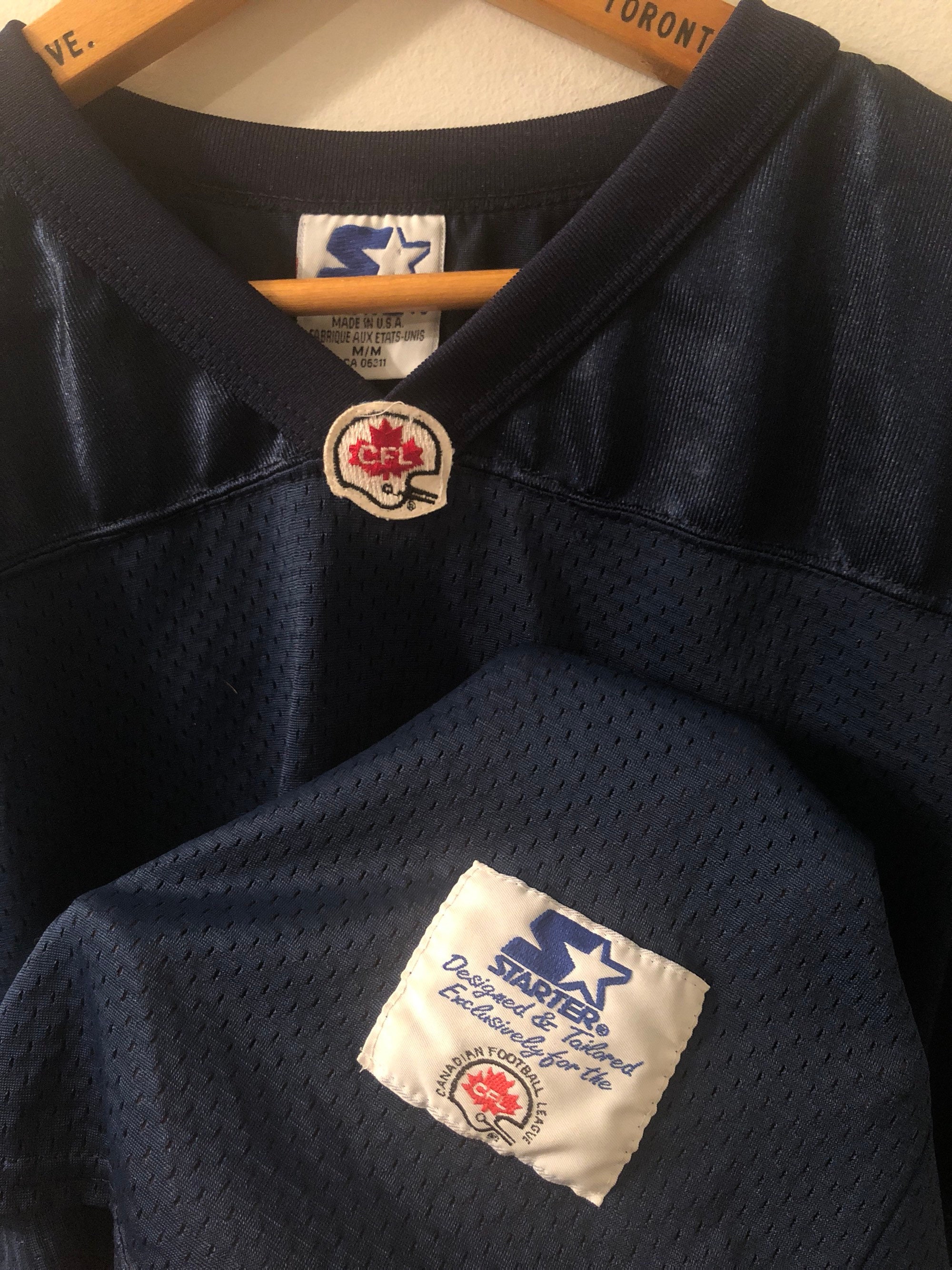 VTG Starter Jersey Toronto Argos Made in USA size M Etsy