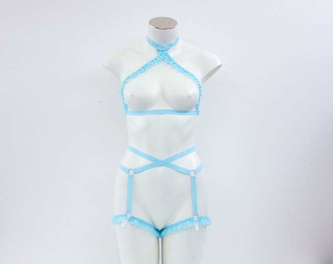 Bella Lingerie Set: Blush Pink