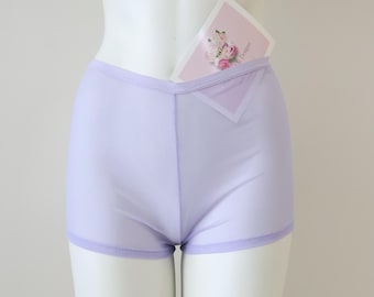 High Waist Sheer Mesh Booty Shorts: Festival Rave Fashion, Stripper Outfit, Exotic Dancewear