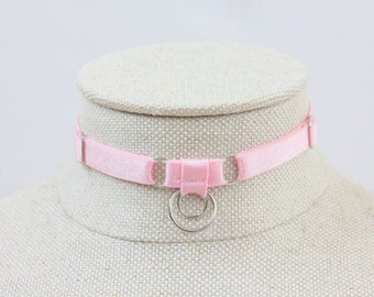 Pastel Purple 1 Ring 1 Strap Adjustable Moom Choker