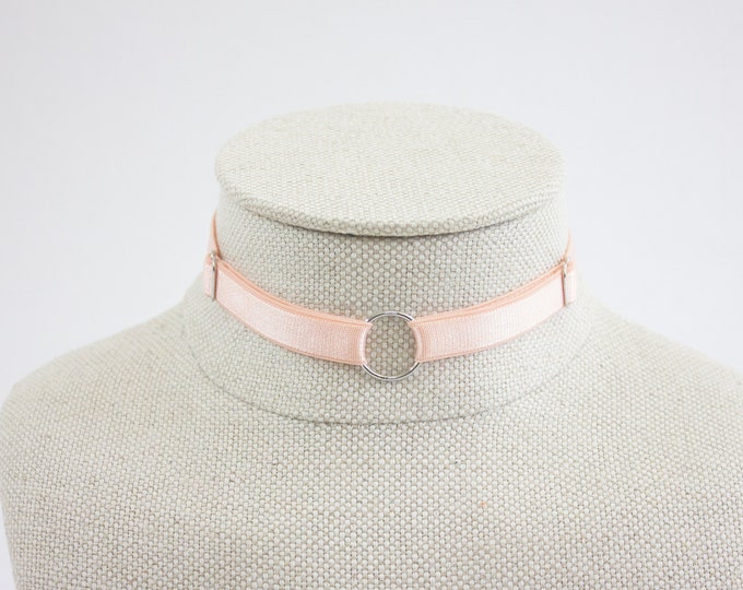 Chase adjustable neck choker - PASTEL ORANGE