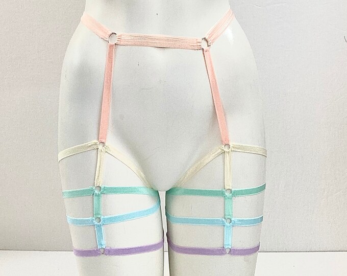 Asher Micro Shorts: PASTEL RAINBOW +