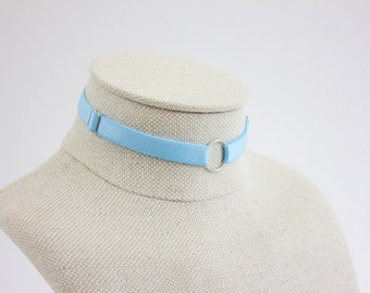 Chase adjustable neck choker - PASTEL BLUE