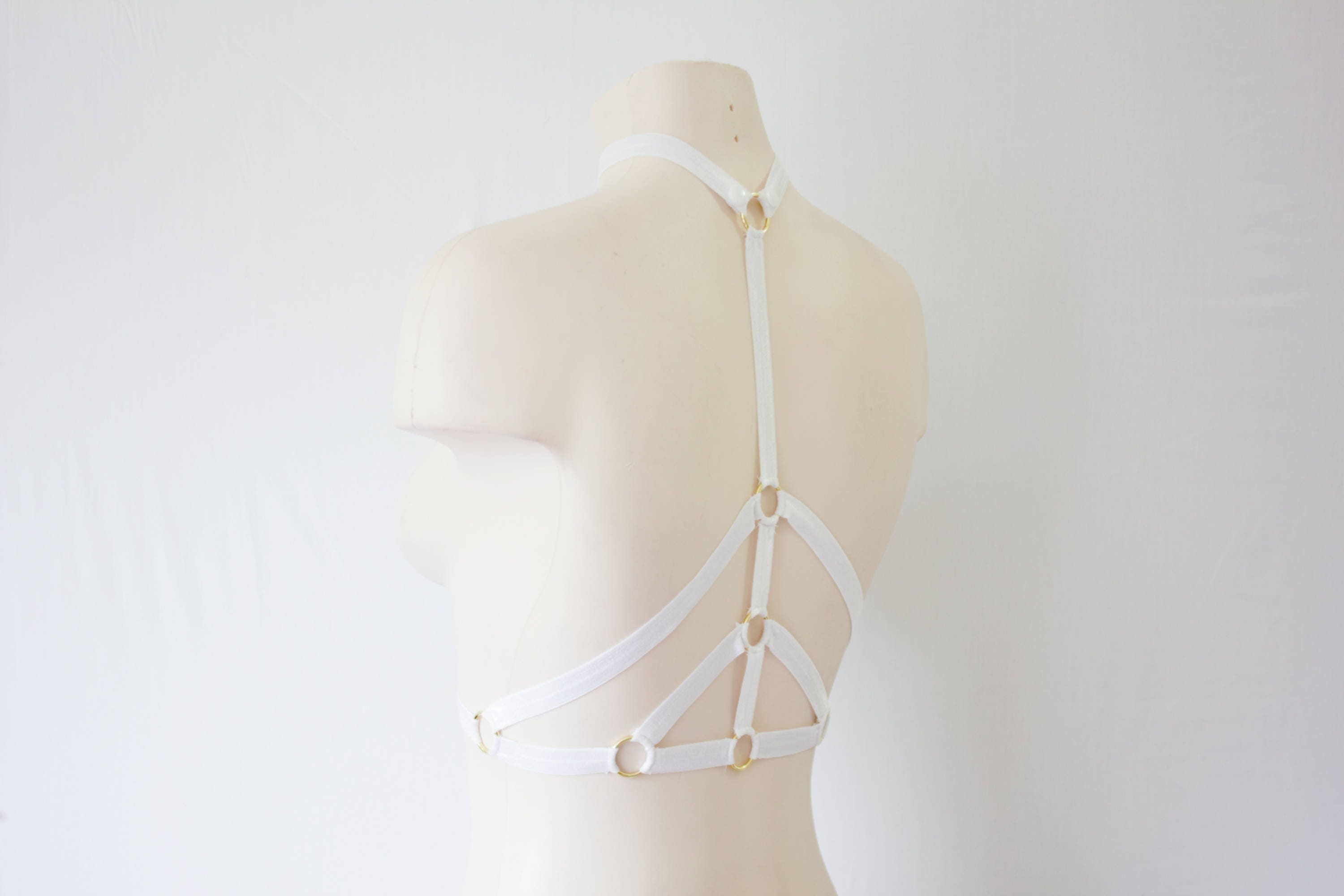 White Bralette: Wedding Lingerie, Glow Clothing, Festival Top