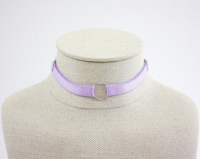 Chase adjustable neck choker - PASTEL PURPLE