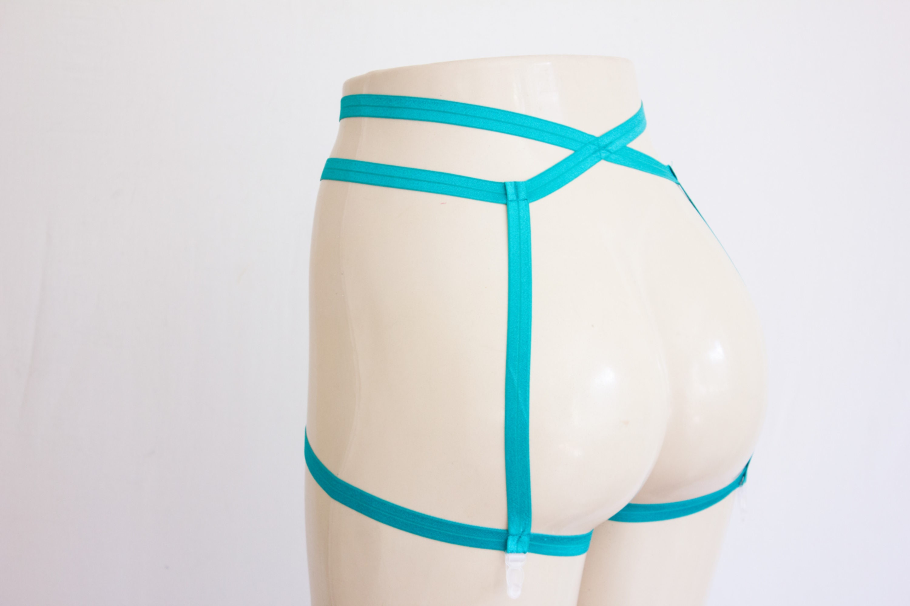 Green Garter Belt Green Lingerie, Festival Costume, Pin Up Style, Body