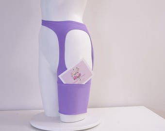 Polster! Rave Festival Holster Garter Purse: Exotic Dancewear Clothing, Stripper Outfit, Leg Purse