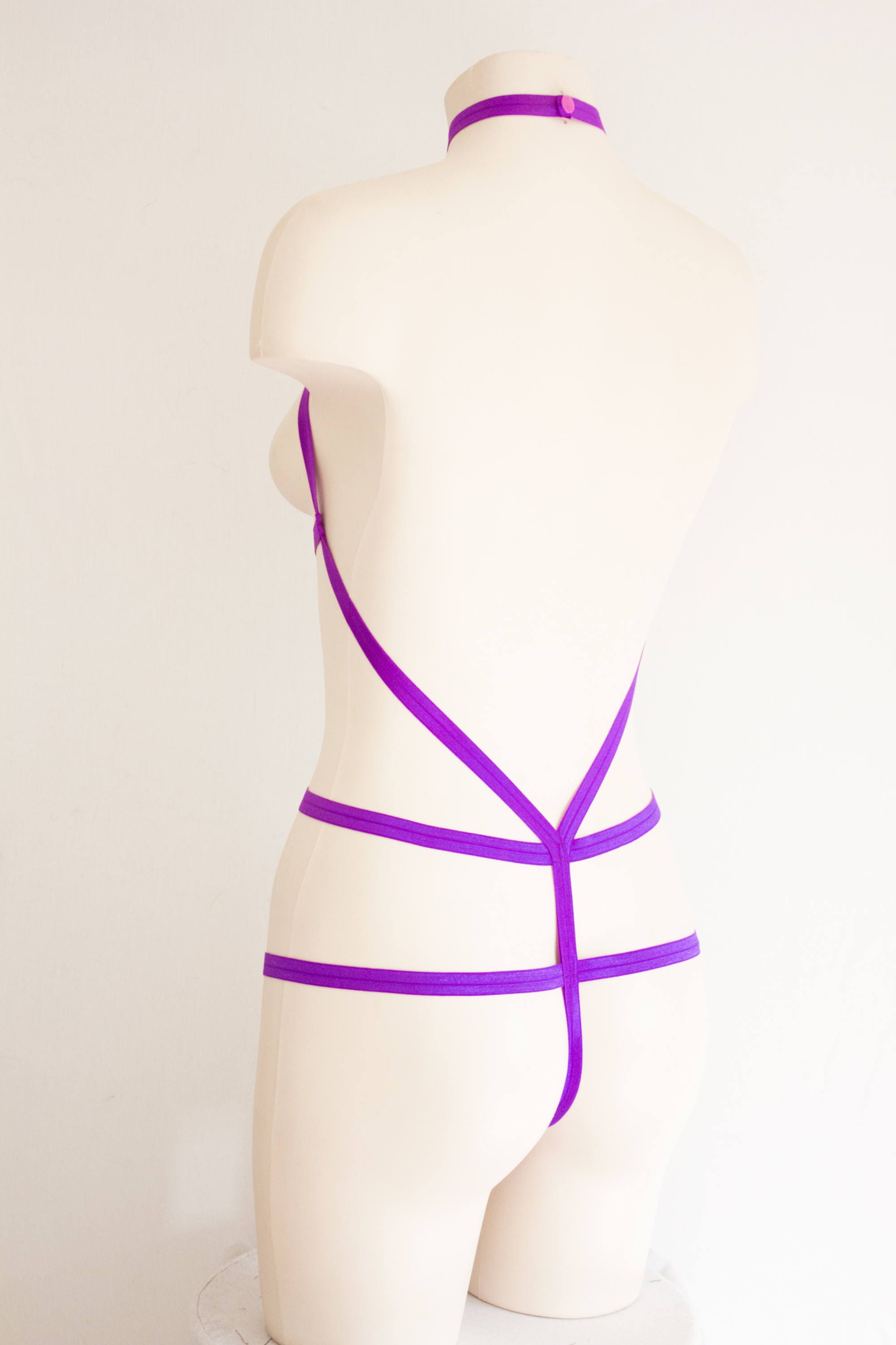 ppobbet Novelty Purple Harness Set Clothing Accessory Kit 10pcs