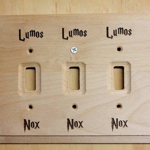Lumos/Nox Light Switch Cover 3 Switches