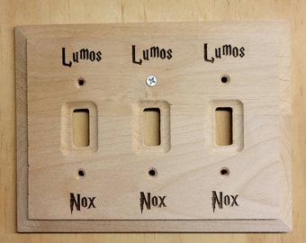 Lumos/Nox Light Switch Cover 3 Switches