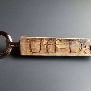 Uff-Da Barrel Stave Bottle Opener