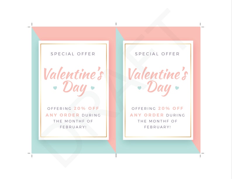 Rodan and Fields Valentine's, February Discount Cards Five, 4x6 mail, post on social media, or email online image 7