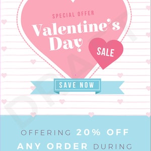 Rodan and Fields Valentine's, February Discount Cards Five, 4x6 mail, post on social media, or email online image 3