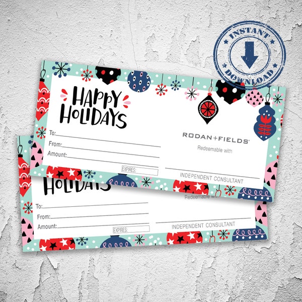 Printable Rodan And Fields Mini Facial Etsy