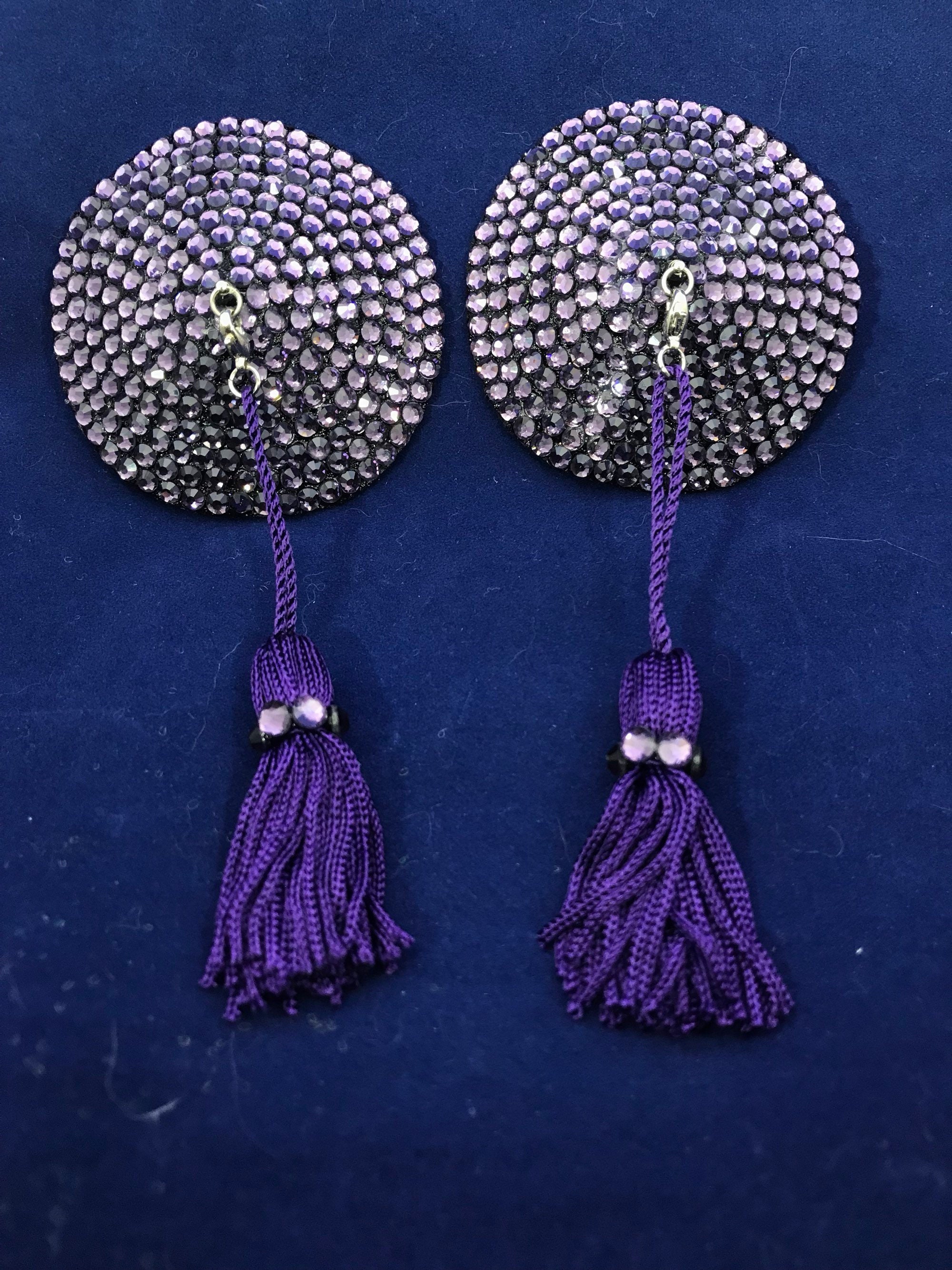 Burlesque Pasties with Tassels Etsy