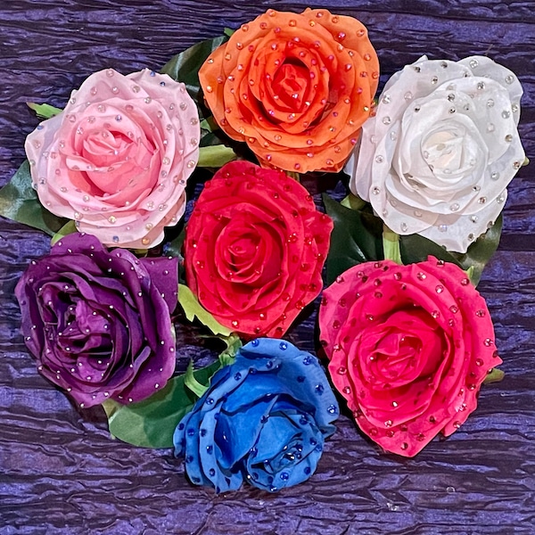 Rose Hair Flowers