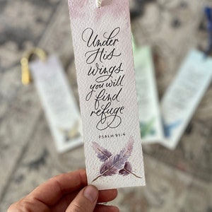 Custom Bookmark (Up to 15 Words) Hand painted and Lettered