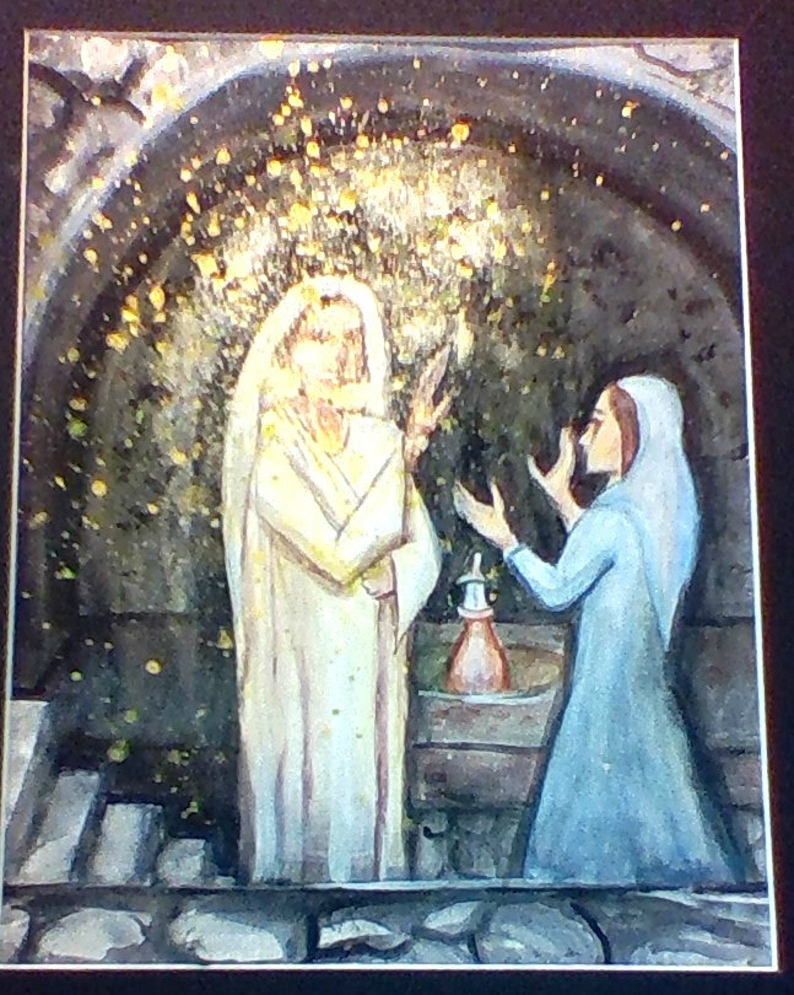 Archangel Gabriel. The Virgin Mary. The Annunciation. Bible | Etsy