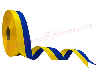 We Stand With Ukraine 1-1/2" Grosgrain Ribbon