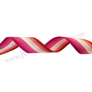 Lesbian Pride 1-3/8&quot; Grosgrain Ribbon