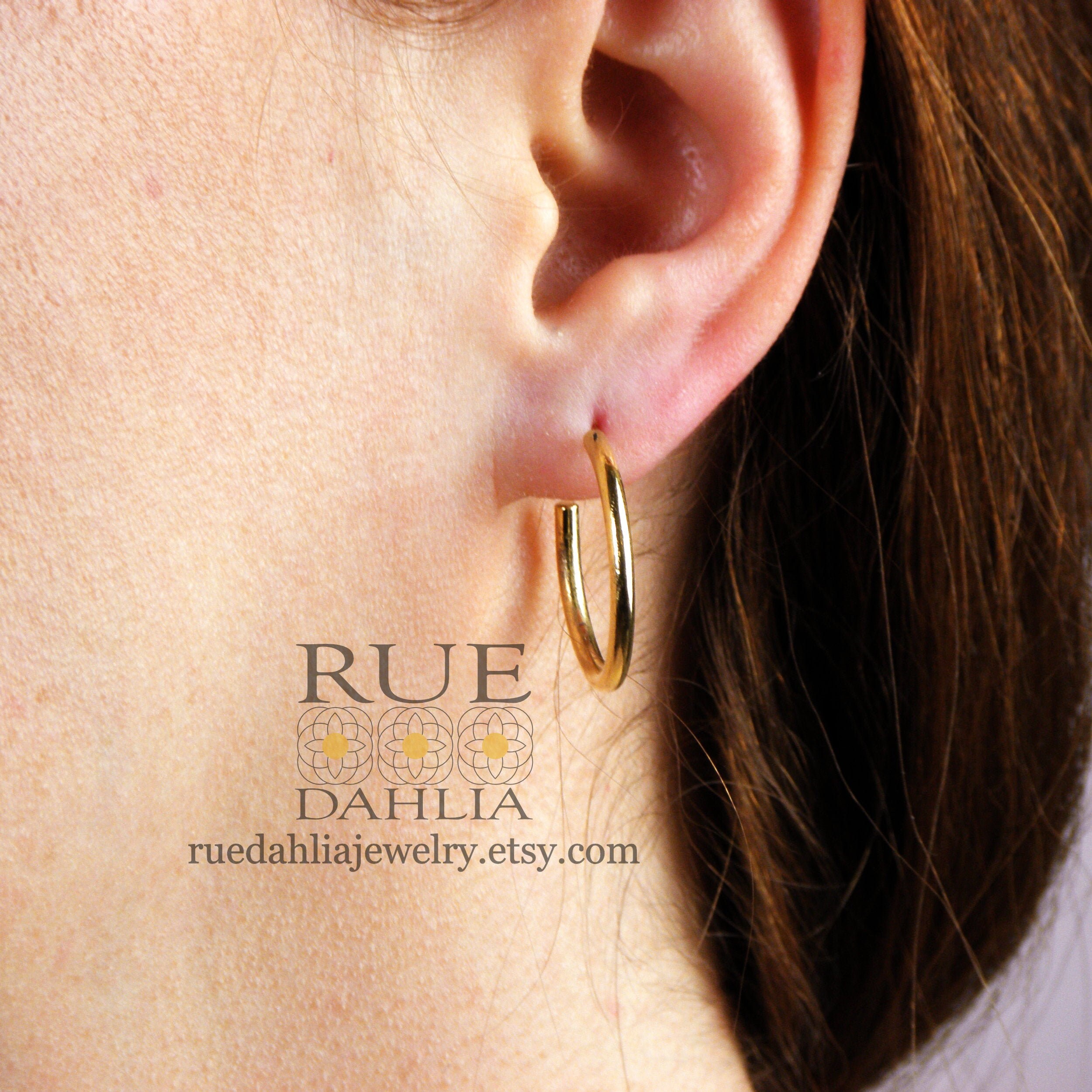 あい　Classic Hoops Thick Small Gold あい Classic Hoops Thick Small Gold Classic Small Thick Hoop