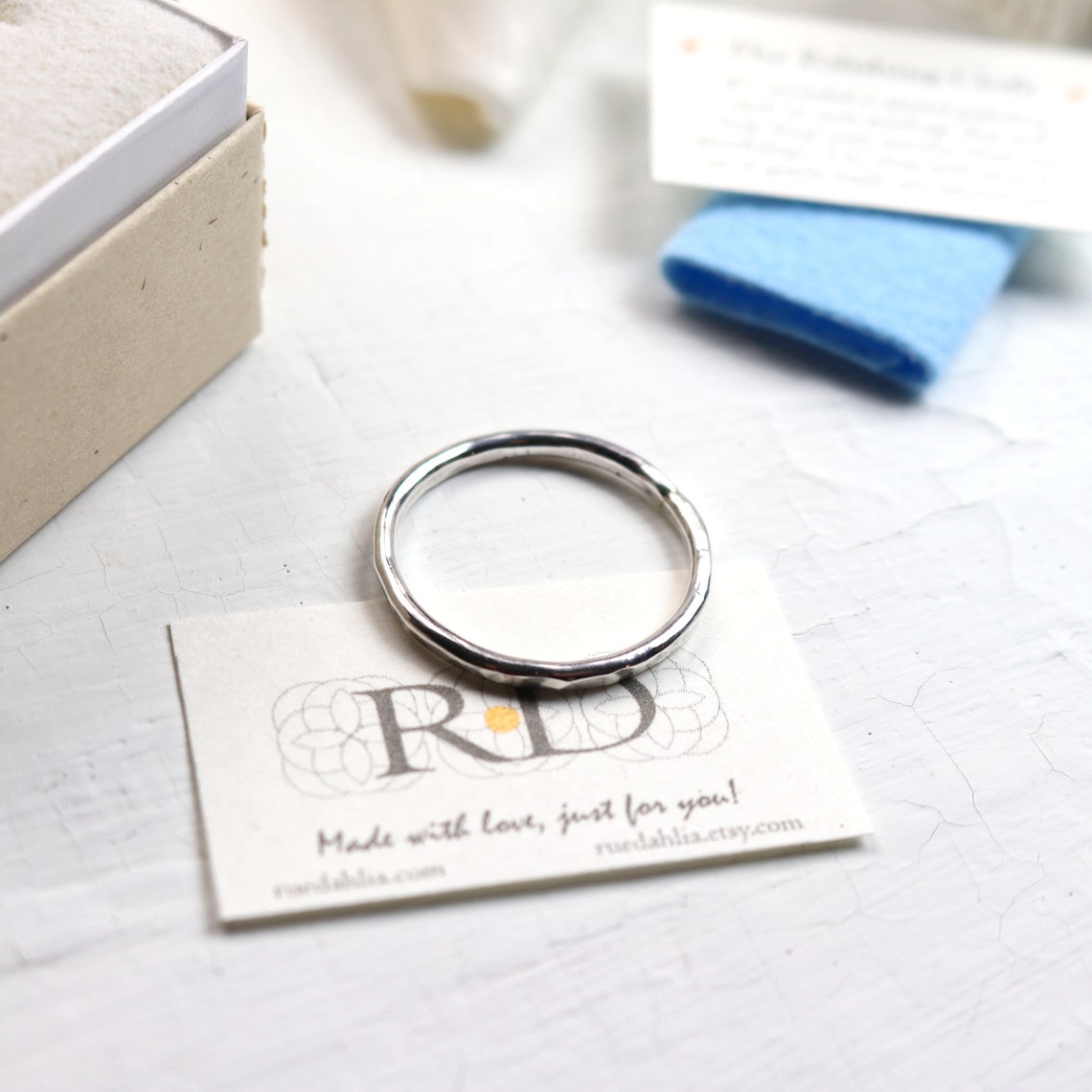 GS Silver Micro Stacking Set 10 Pezzi Anello A Fascia Intrecciata