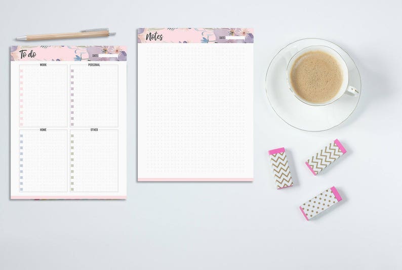 Happy Planner TO DO List Notes Pages Happy Planner Inserts Etsy
